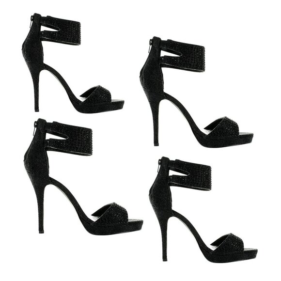 Bonnibel Shoes - Bonnibel Bling-1 | Collection 02 | Boutique Wholesale Heel Bundle (4 Pairs)